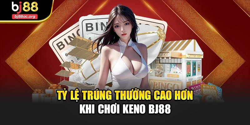 Tỷ lệ trúng thưởng cao hơn xkhi chơi Keno Bj88